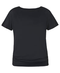 Unwind Cooling Yoga Tee - Black