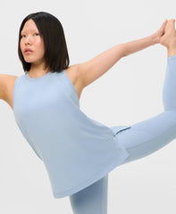 Soft Flow Studio Longline Tank - Laguna Blue