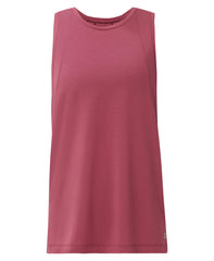 Soft Flow Studio Longline Tank - Sienna Pink