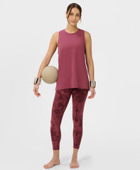 Soft Flow Studio Longline Tank - Sienna Pink