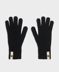 Soft Cloud Knitted Gloves - Black