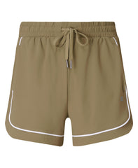 Explorer Track Piped Shorts - Agave Green - 4" Inseam