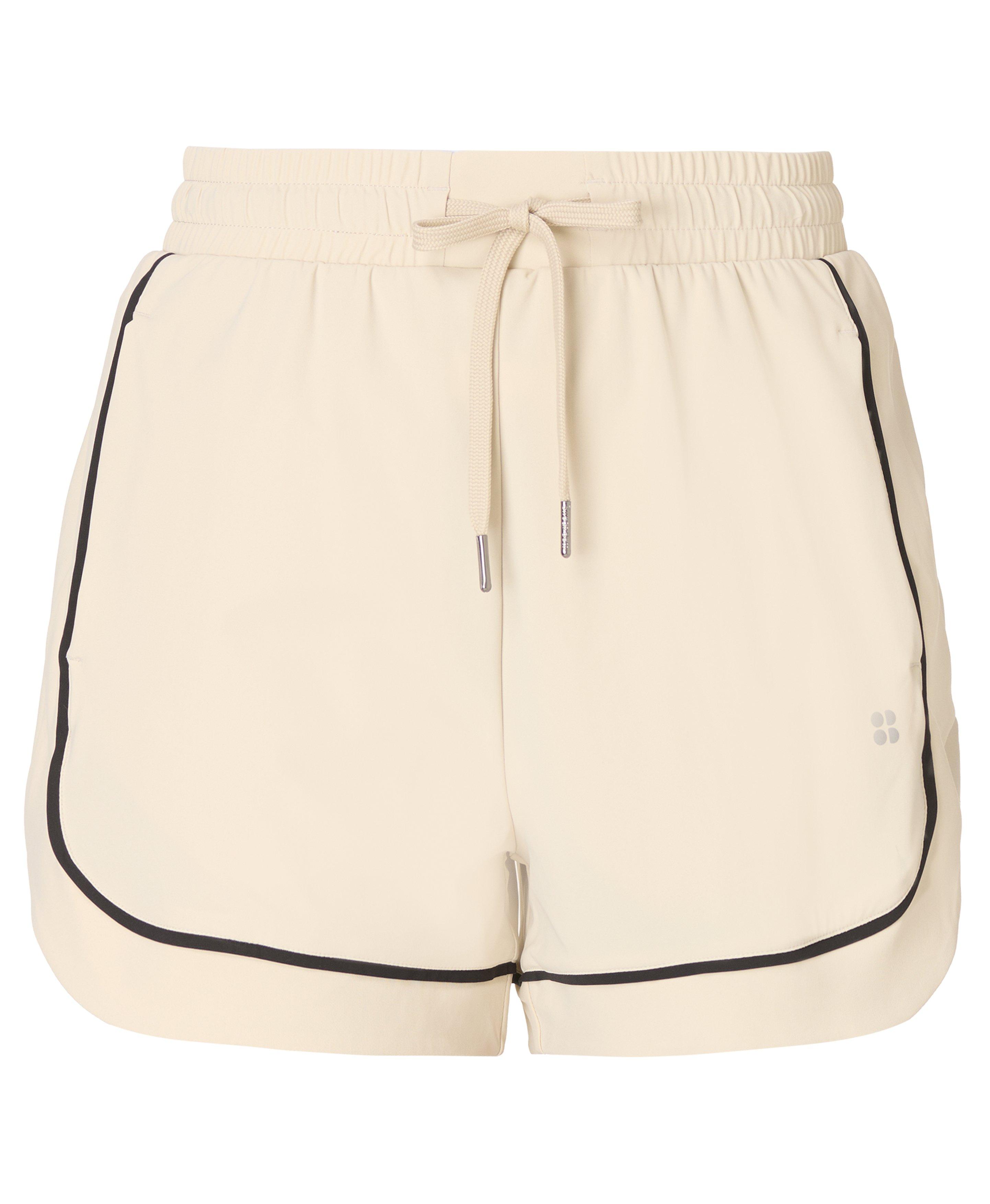 Explorer Track Piped Shorts - Barley Beige - 4" Inseam