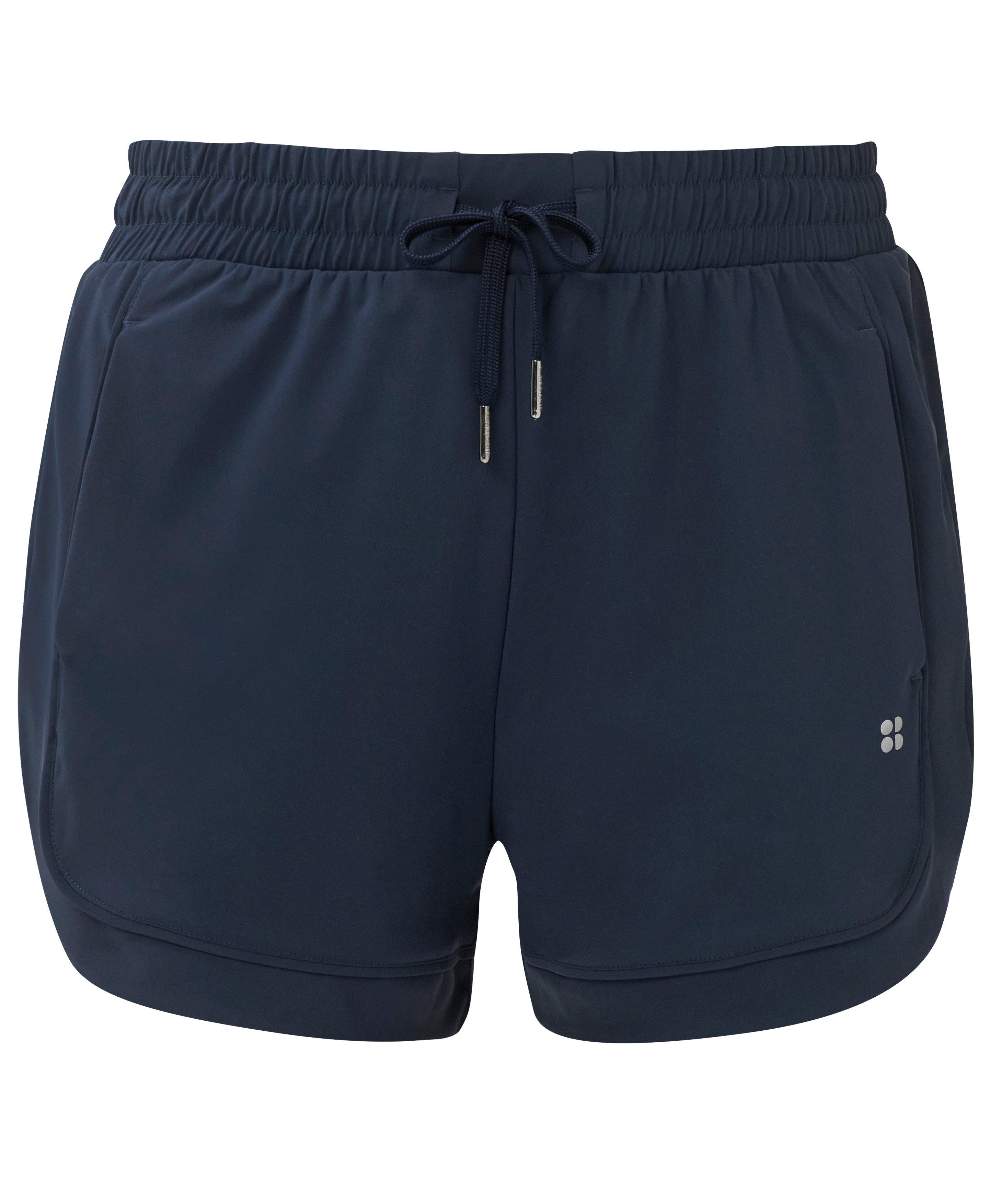 Explorer Track Piped Shorts - Navy Blue - 4" Inseam