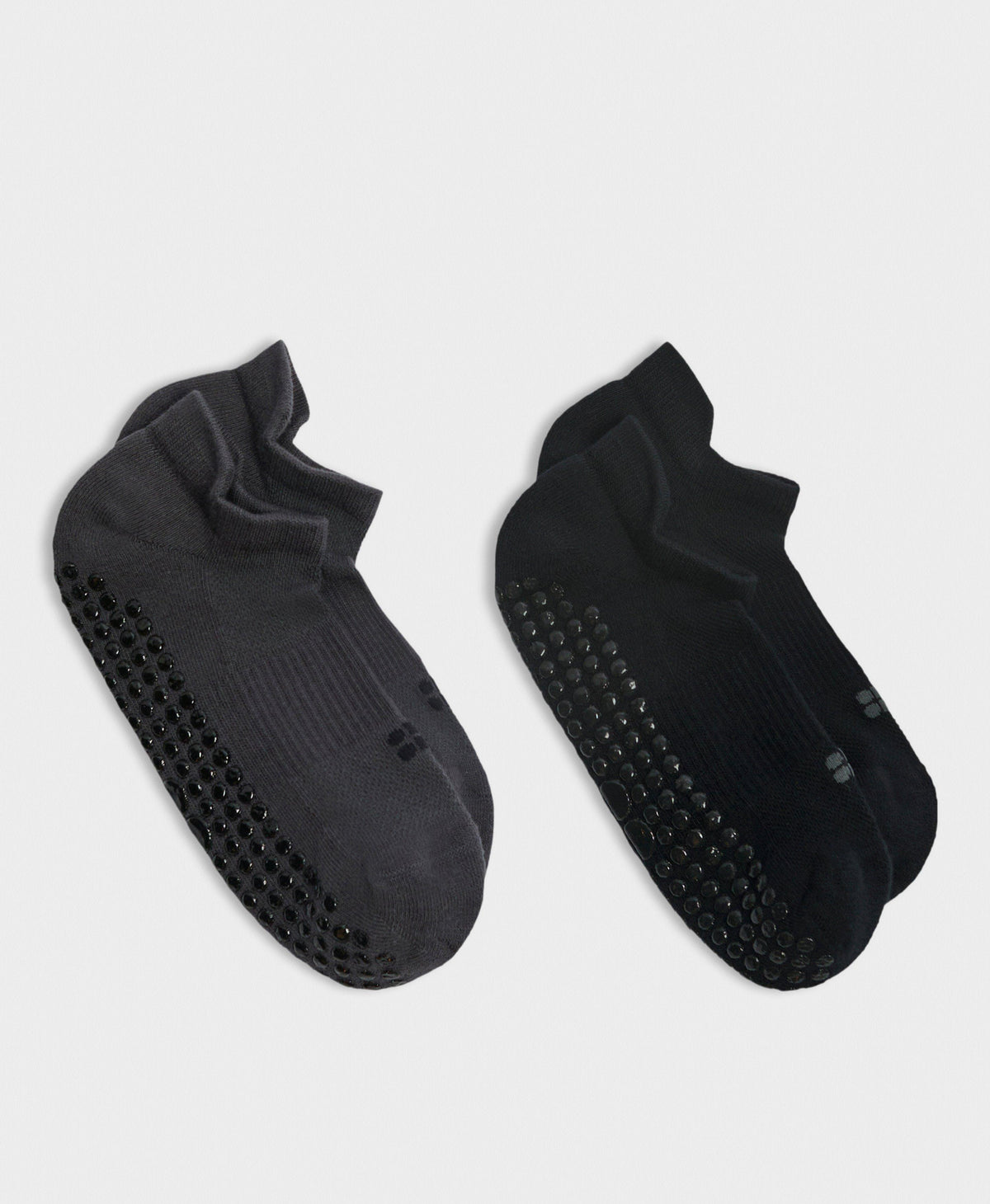 Reformer Sneaker Gripper Socks 2 Pack - Black Grey