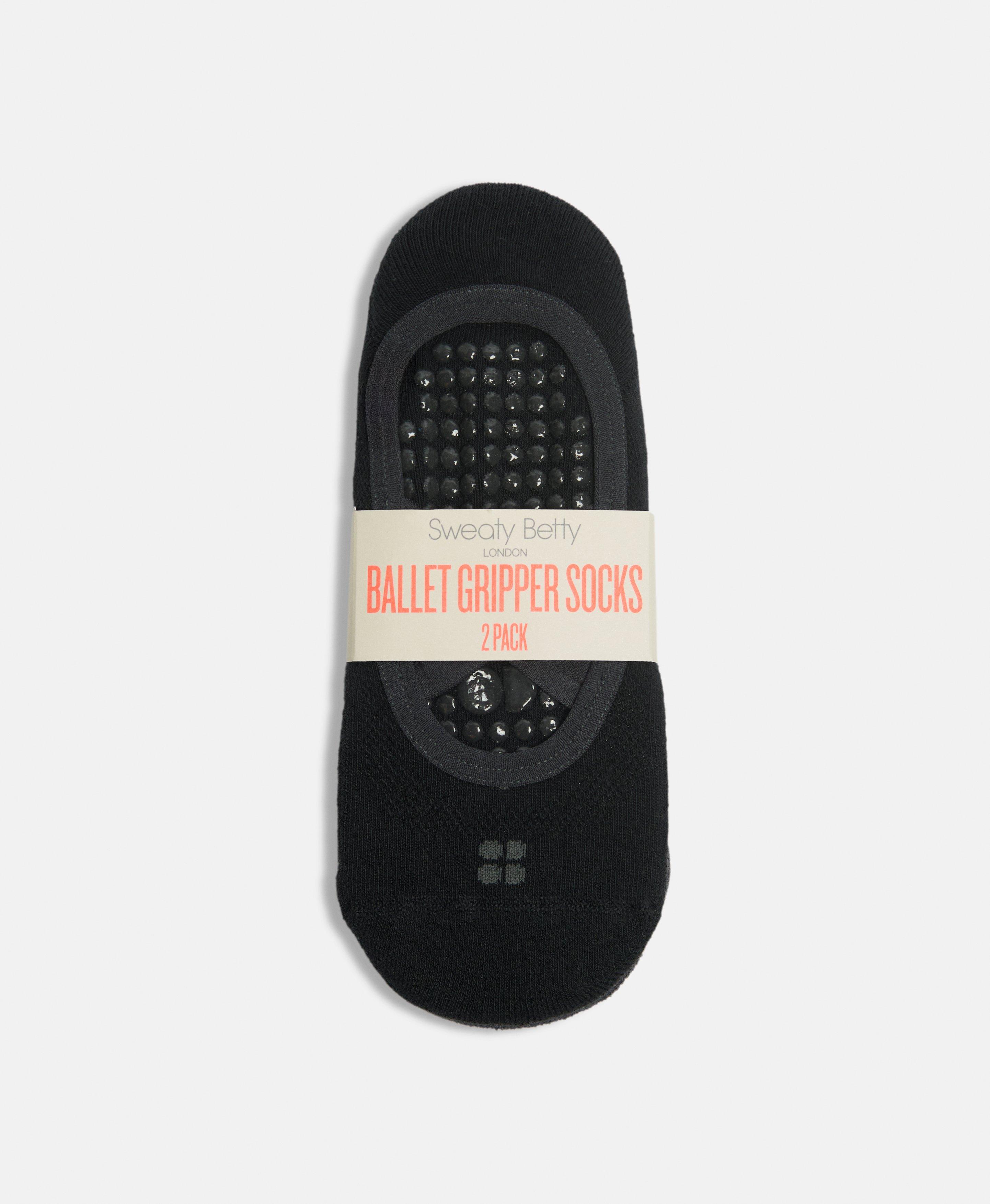 Ballet Gripper Socks 2 Pack - Black Grey