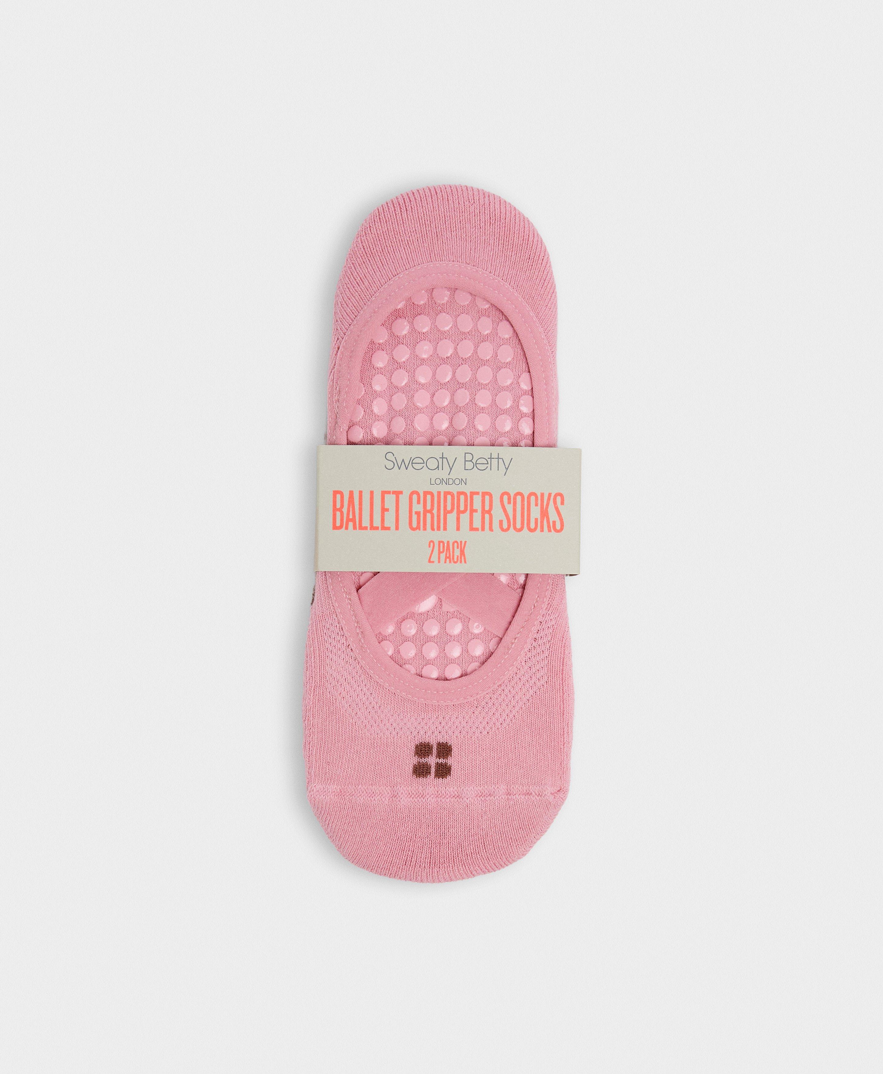 Ballet Gripper Socks 2 Pack - Deco Pink Chestnut Brown