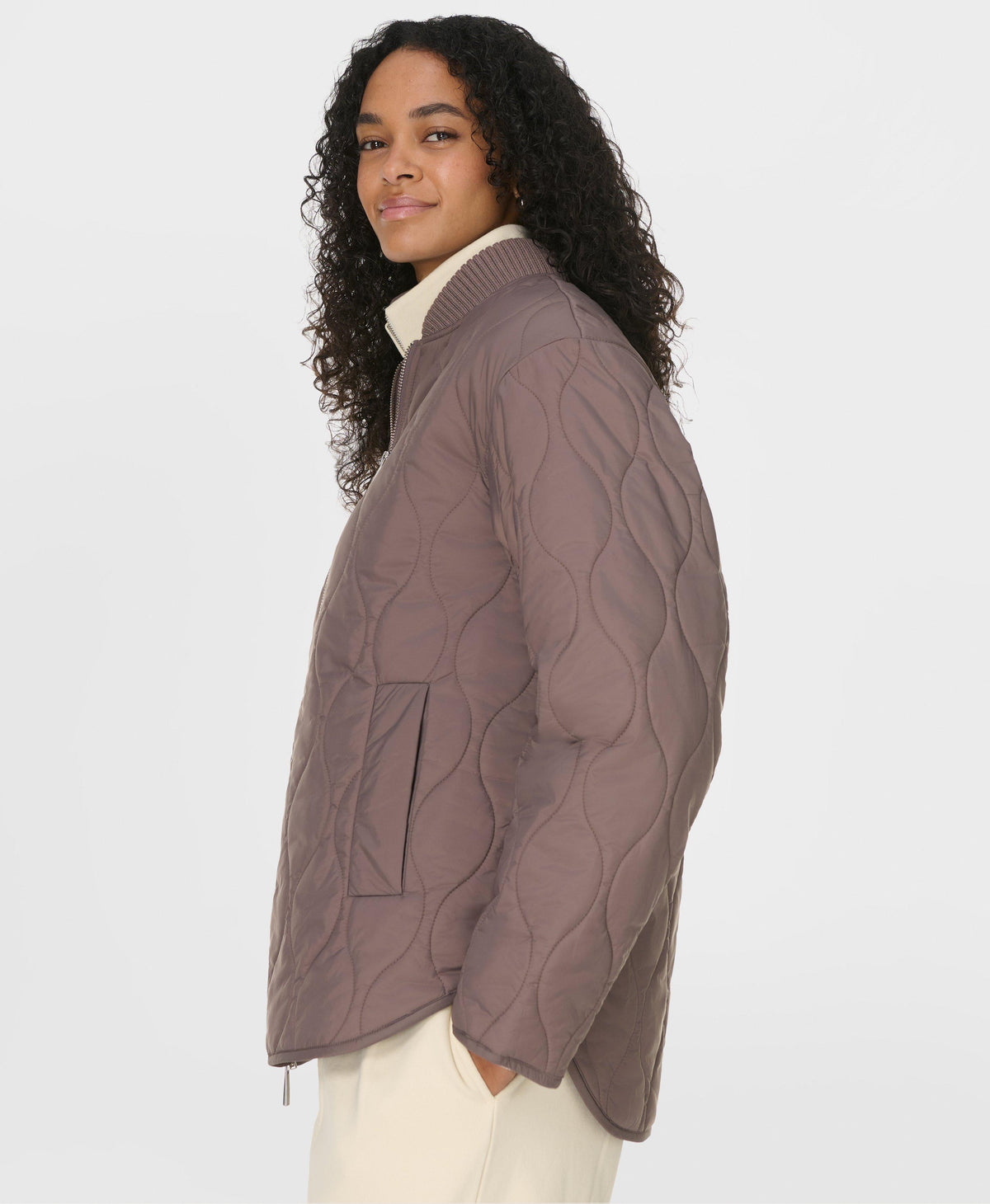 On The Move Jacket - Taupe Brown