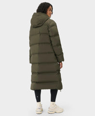 Nimbus Longline Waterproof Puffer - Nori Green