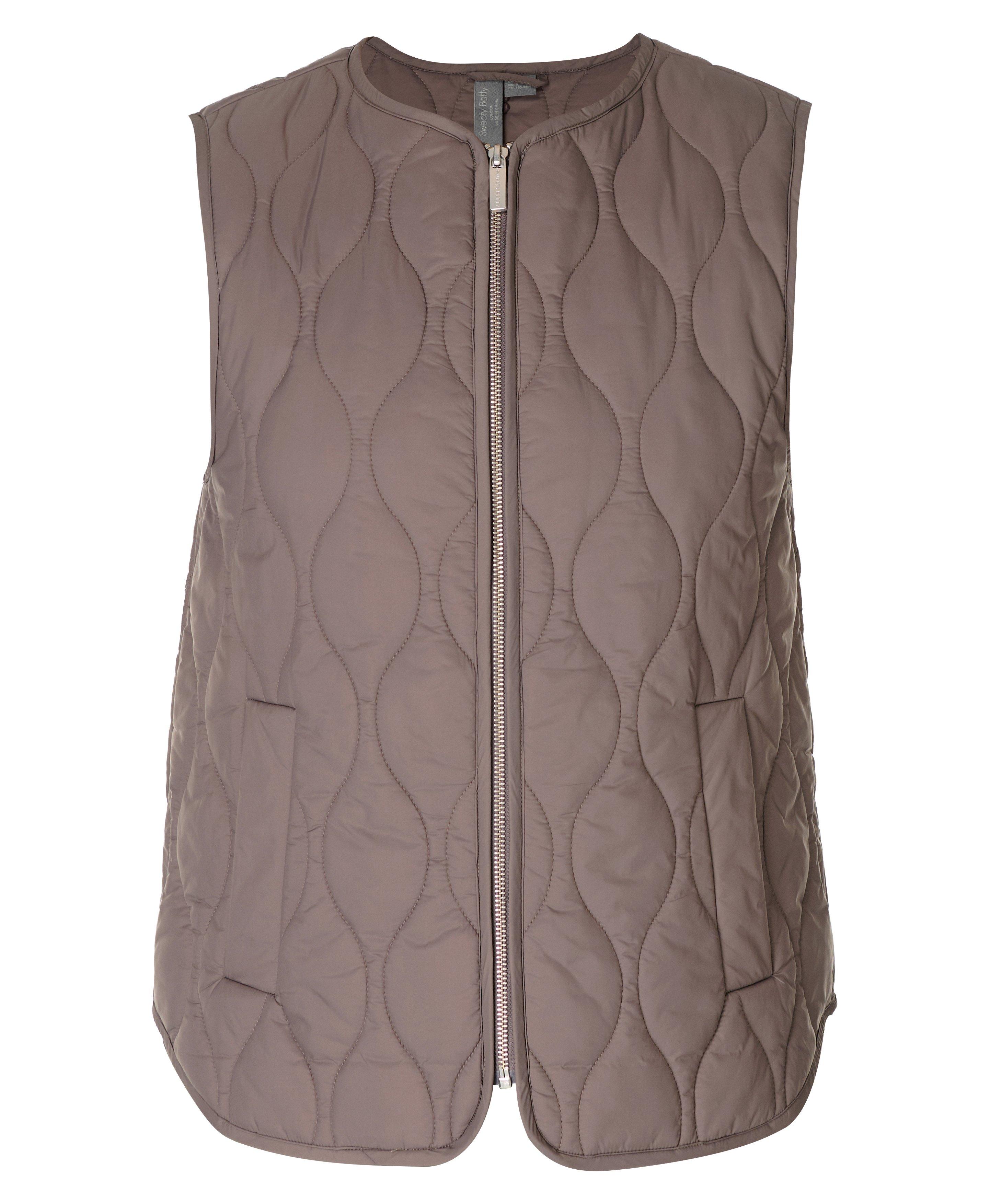 On The Move Vest - Taupe Brown