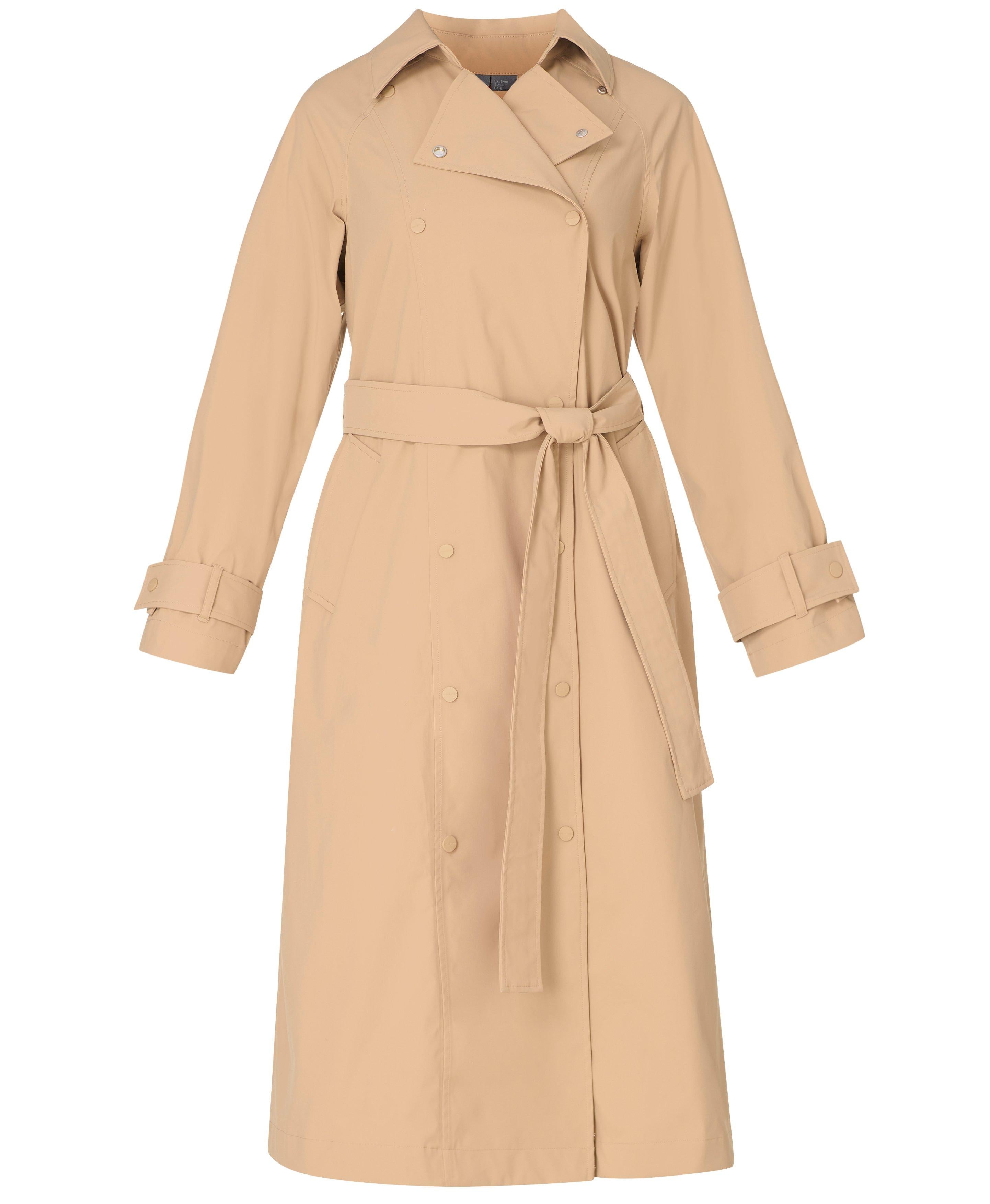Motion Waterproof Trench Coat - Golden Beige