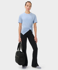 Soft Flow Studio Longline Tee - Laguna Blue