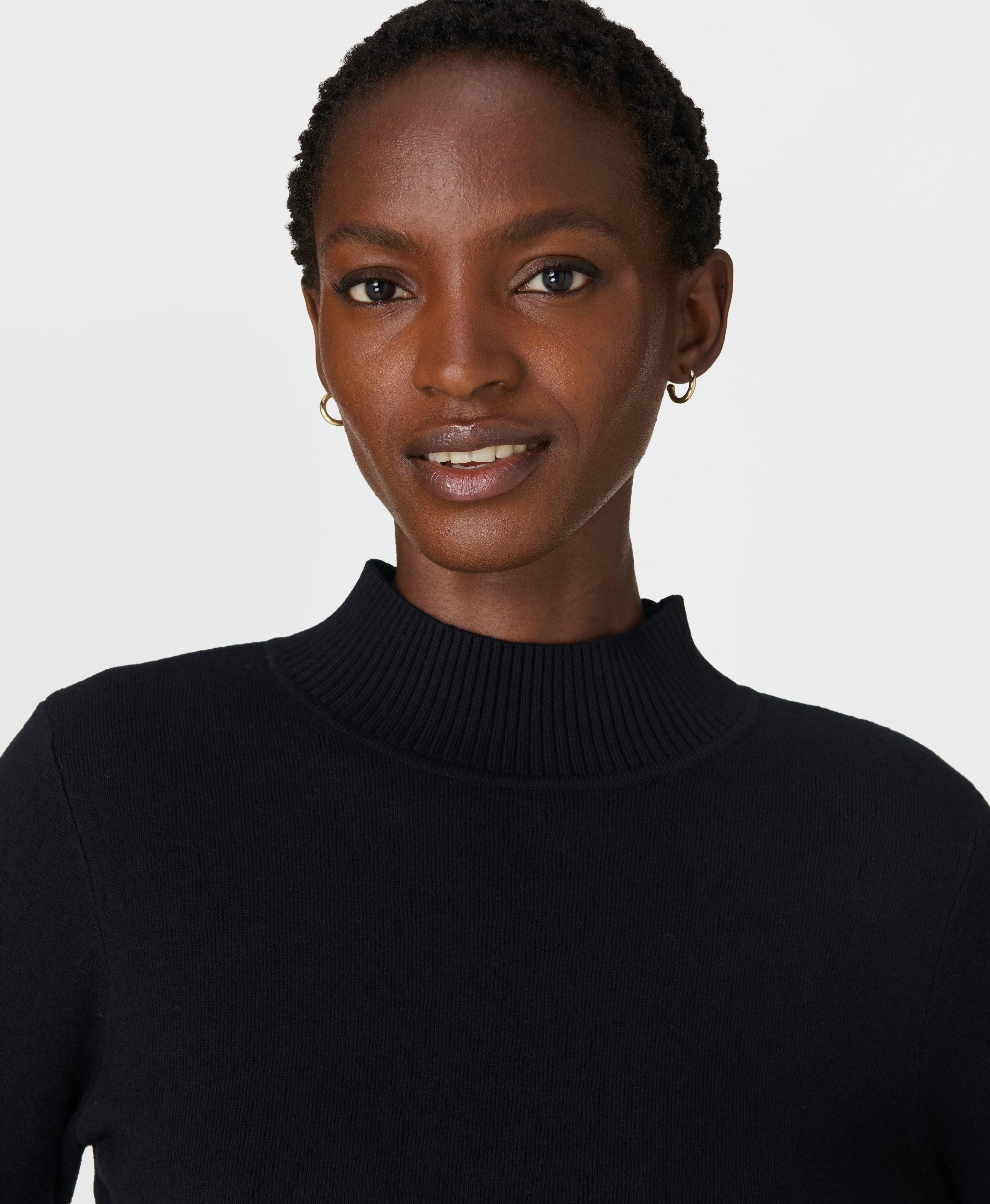 SB High Neck Ski Midlayer - Black