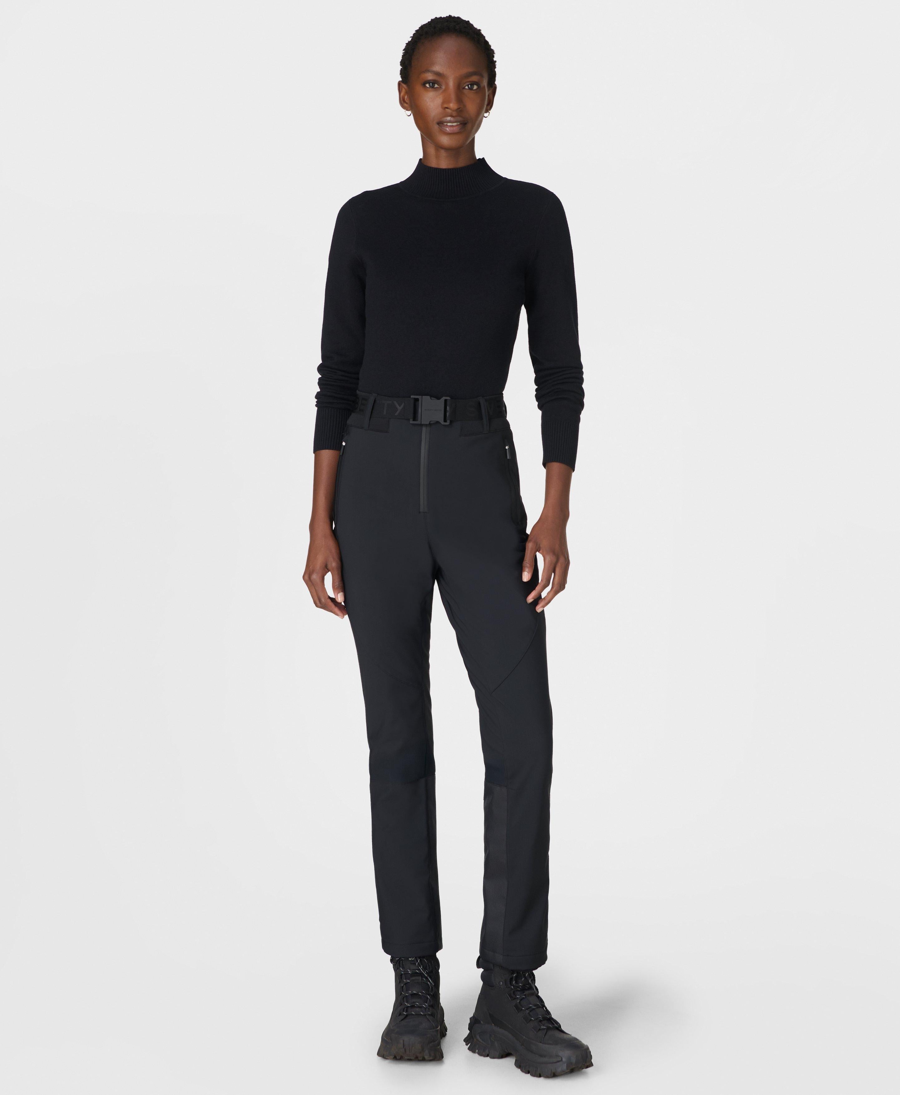SB High Neck Ski Midlayer - Black