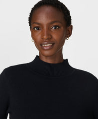 SB High Neck Ski Midlayer - Black
