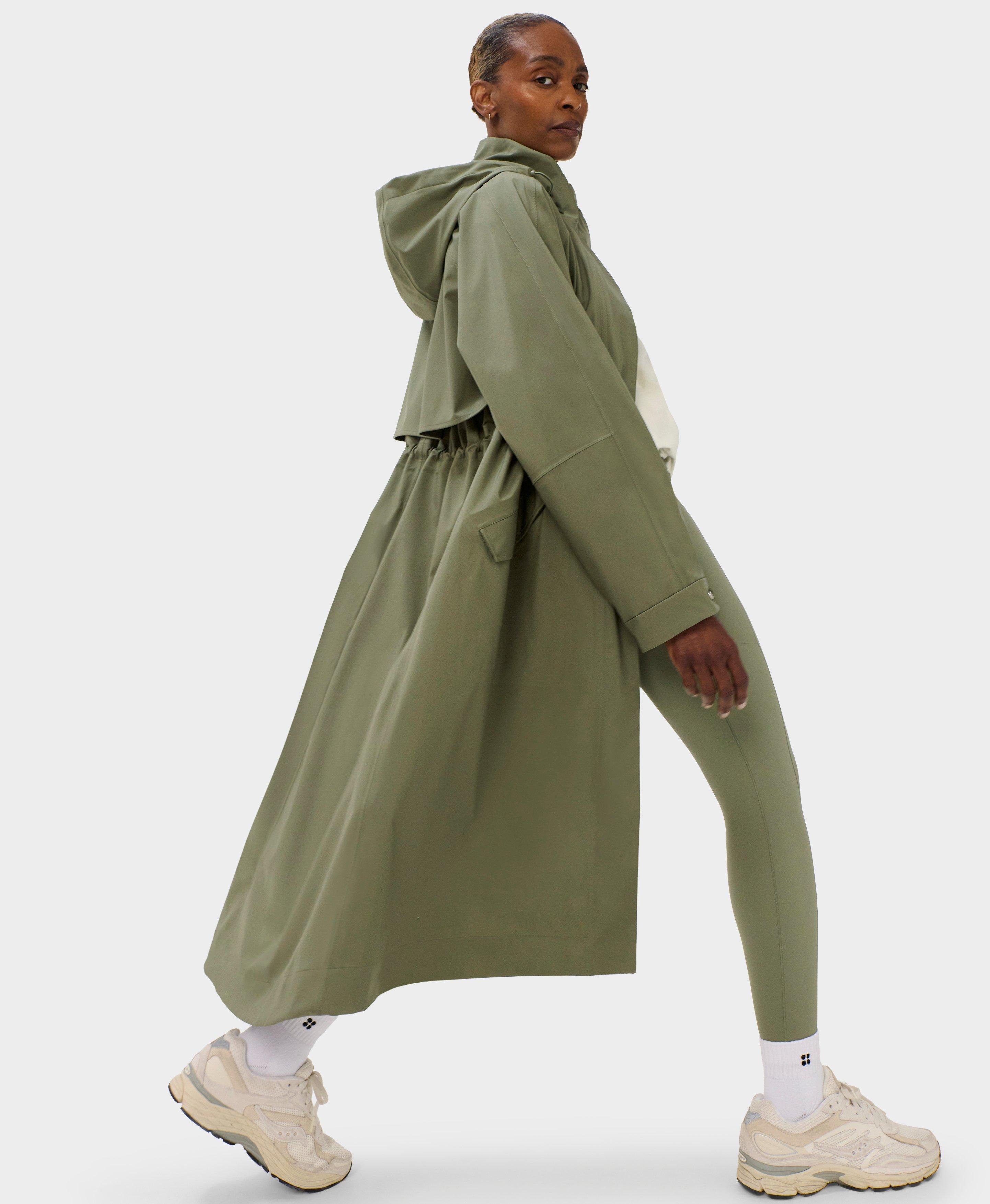 Motion Waterproof Longline Parka - Bracken Green