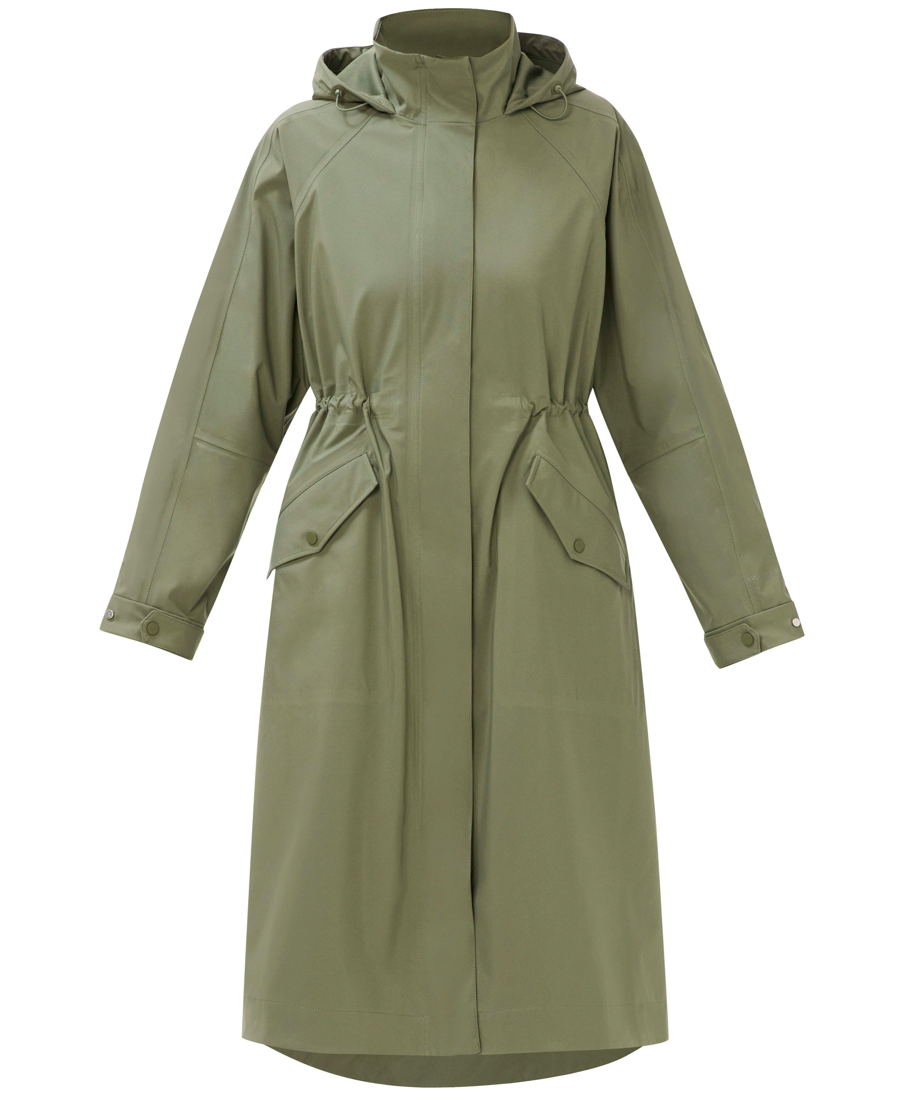 Motion Waterproof Longline Parka - Bracken Green