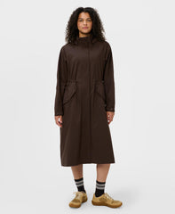 Motion Waterproof Longline Parka - Espresso Brown
