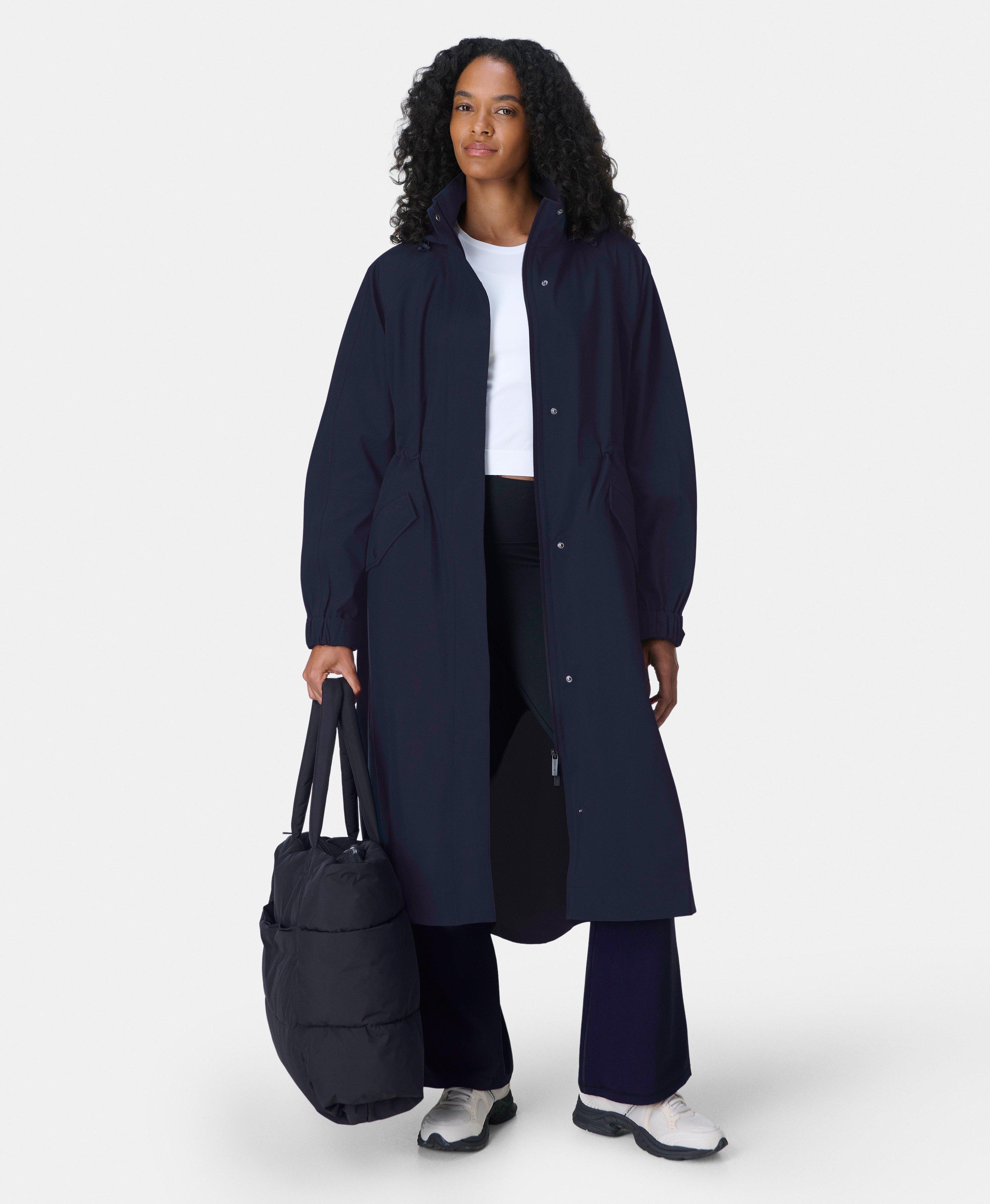 Motion Waterproof Longline Parka - French Navy Blue