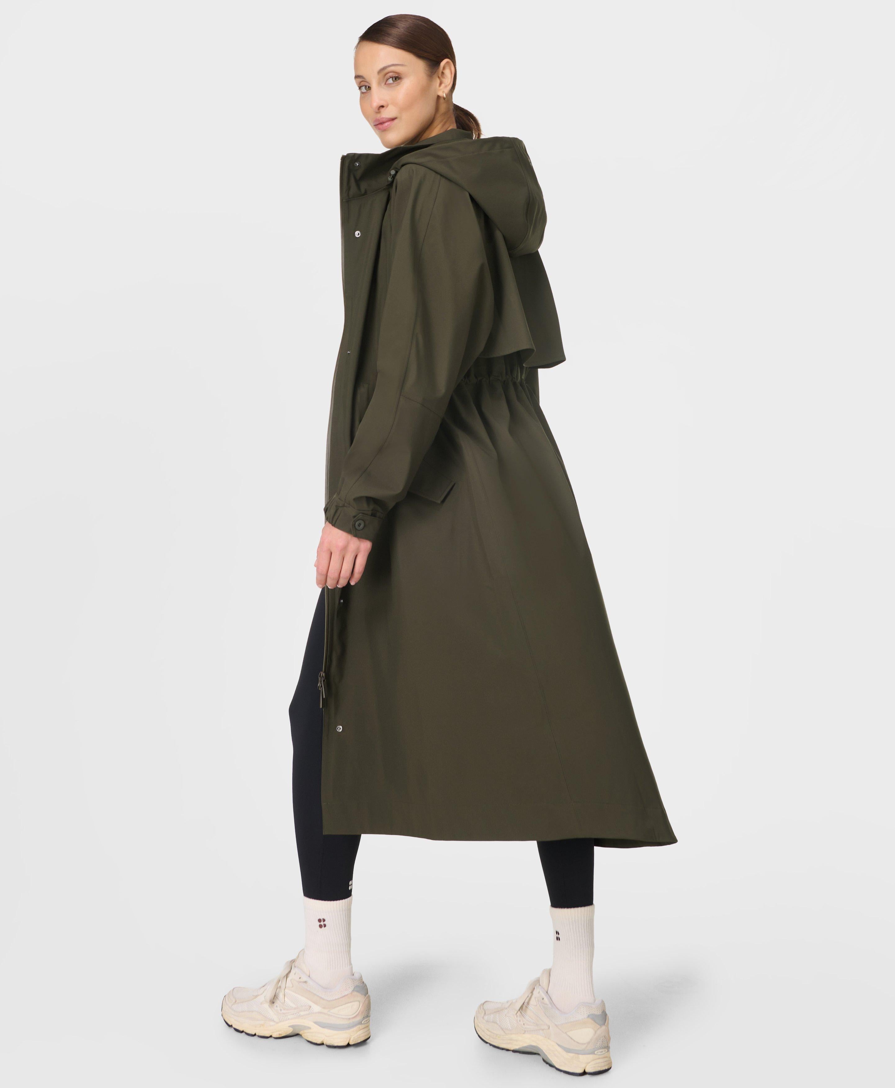 Motion Waterproof Longline Parka - Nori Green