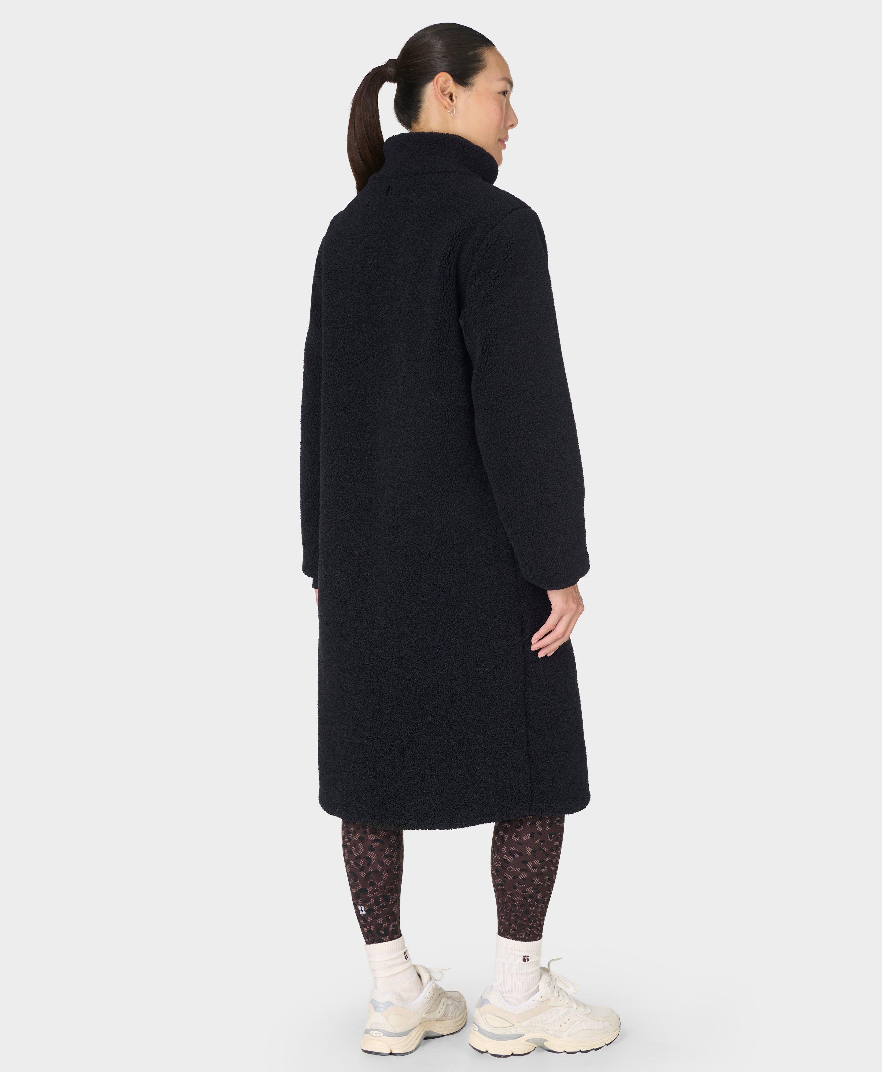 Navigate Sherpa Texture Jacket - Black