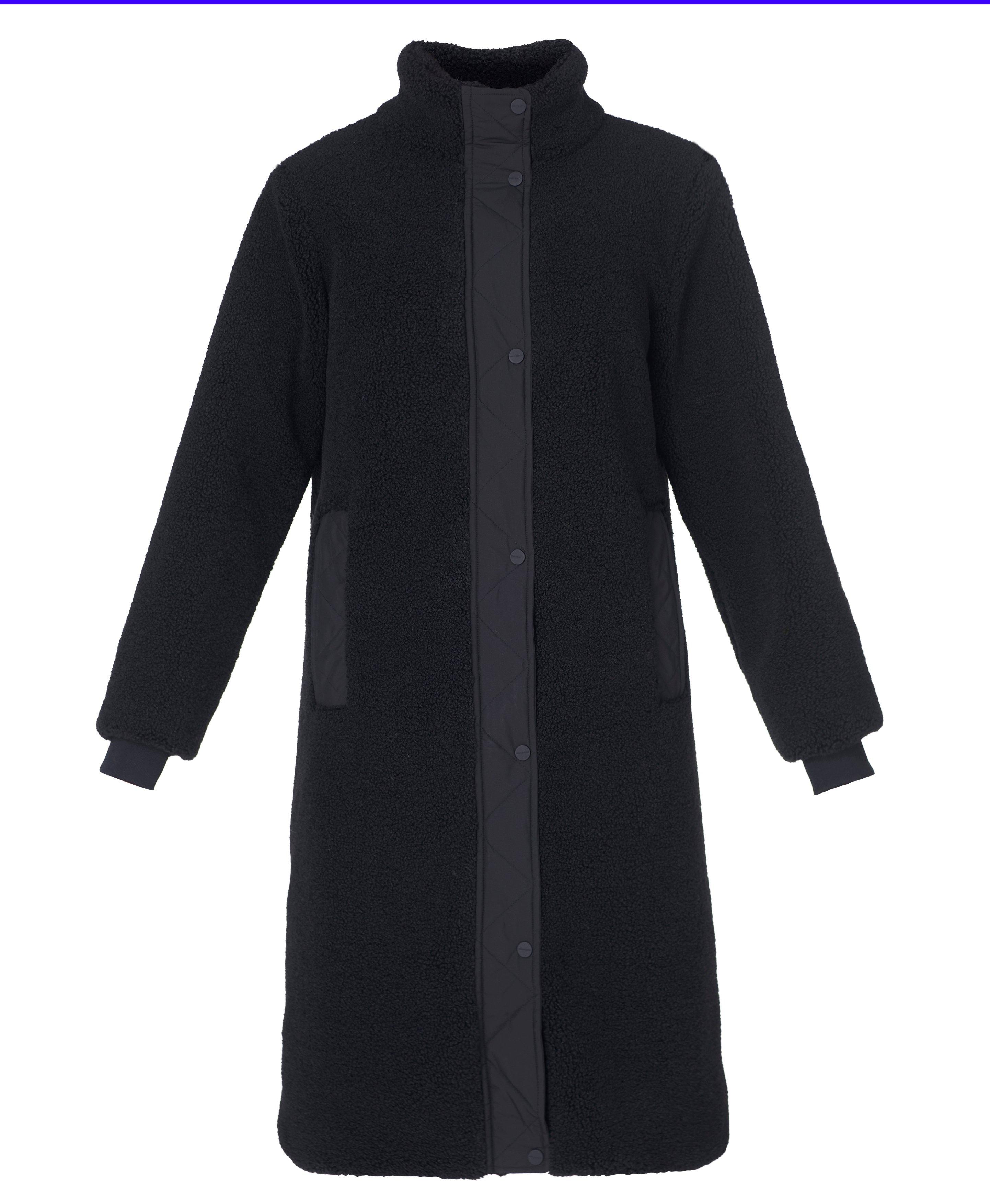 Navigate Sherpa Texture Jacket - Black