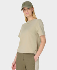 Elevated Cotton Boxy Tee - Bay Green