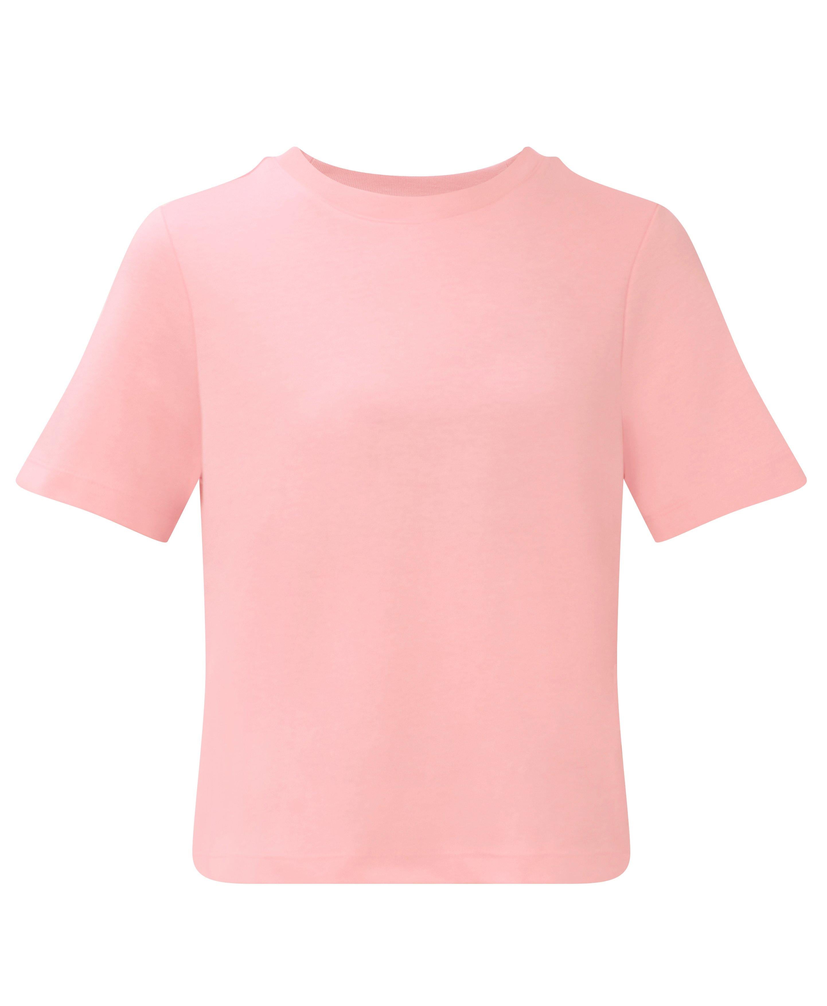 Elevated Cotton Boxy Tee - Deco Pink