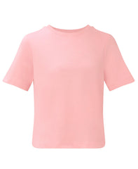 Elevated Cotton Boxy Tee - Deco Pink