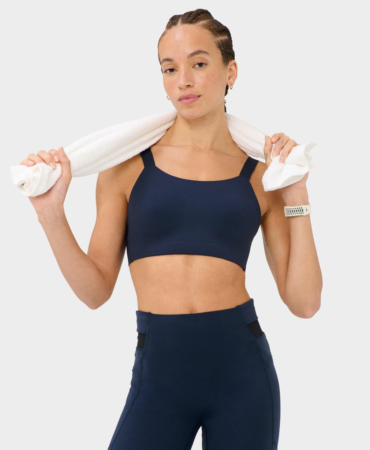 Runner's High Sports Bra - Navy Blue