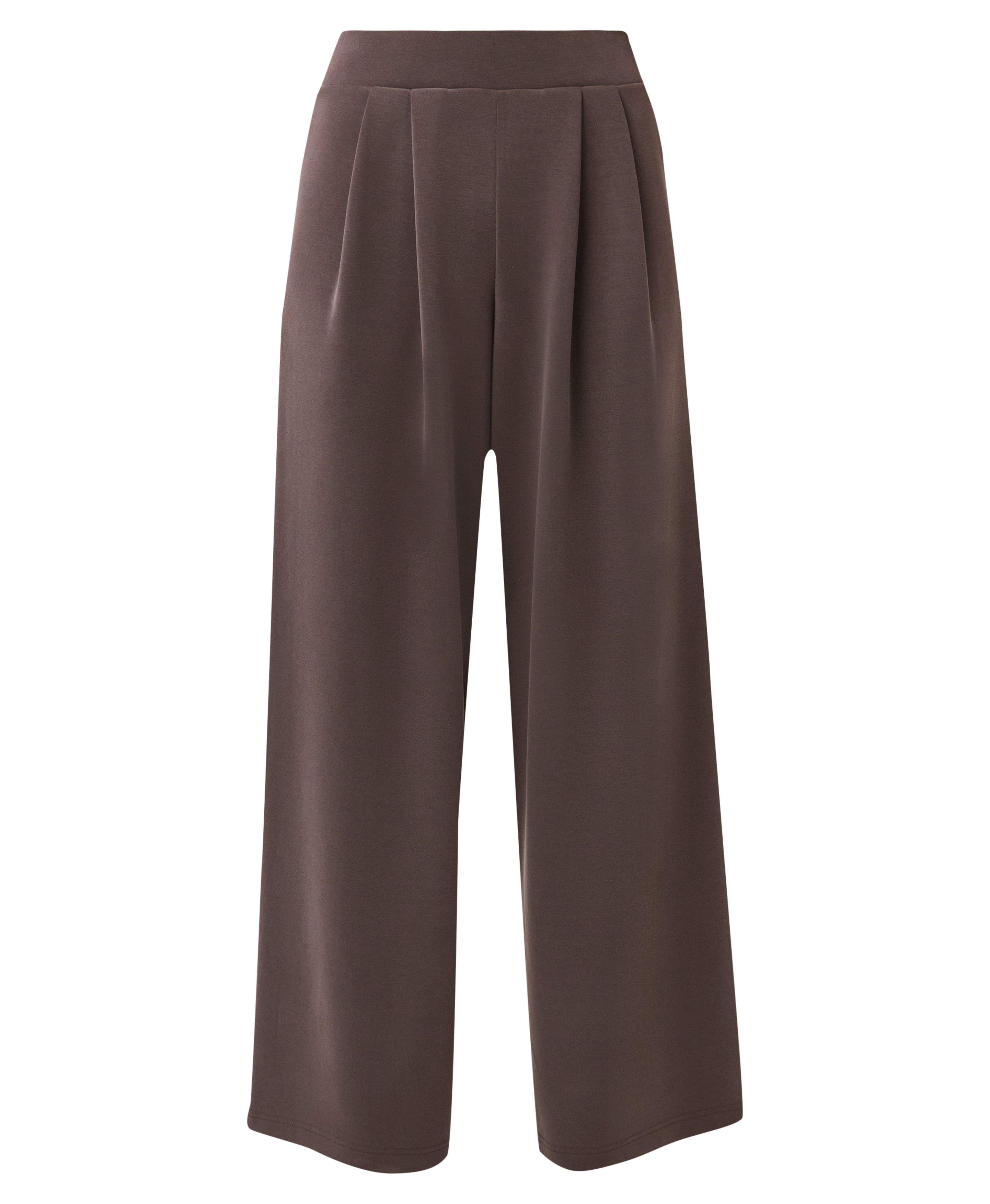 Sand Wash Wide Leg Pants - Espresso Brown