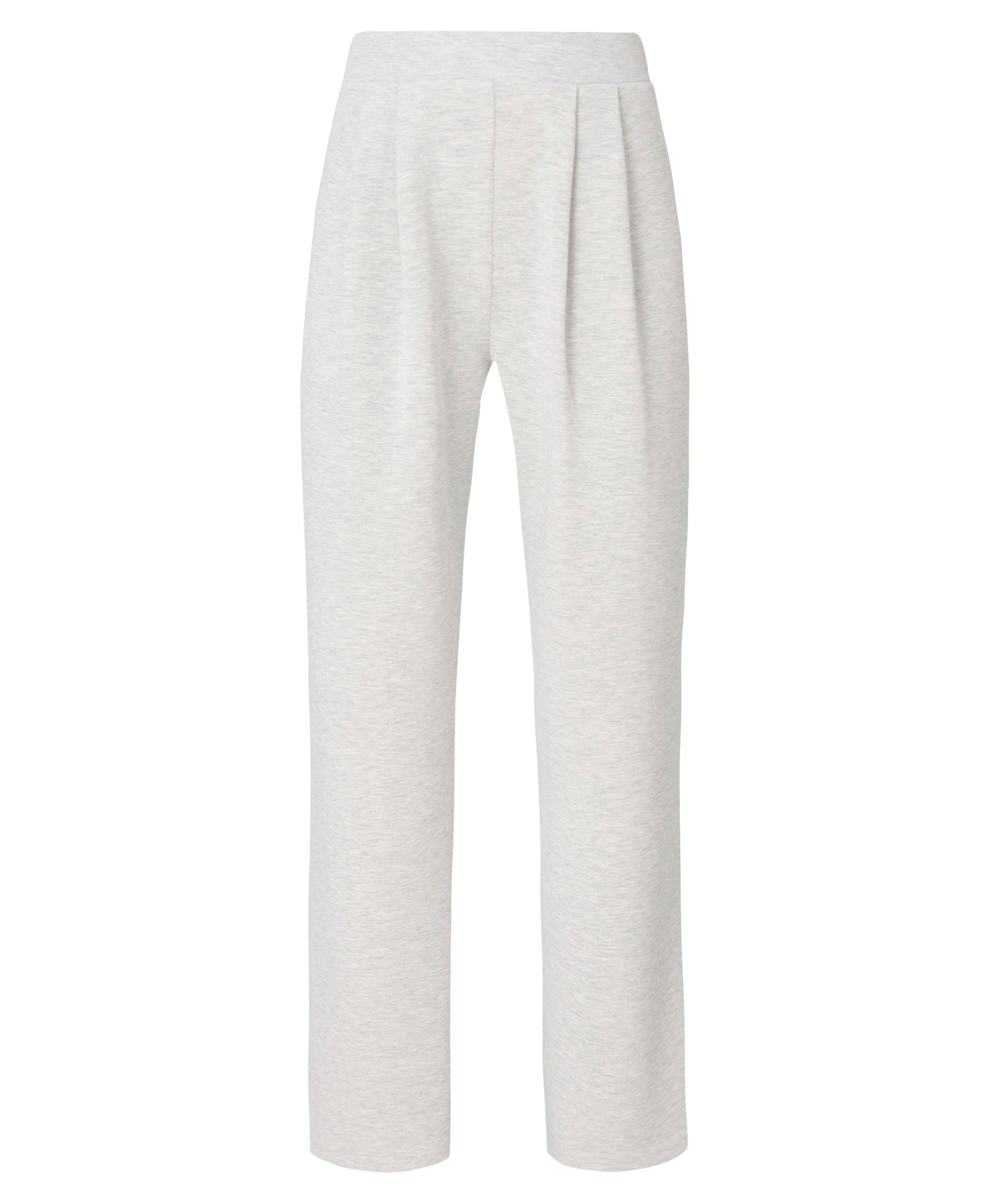 Sand Wash Wide Leg Pants - Ice Grey Marl