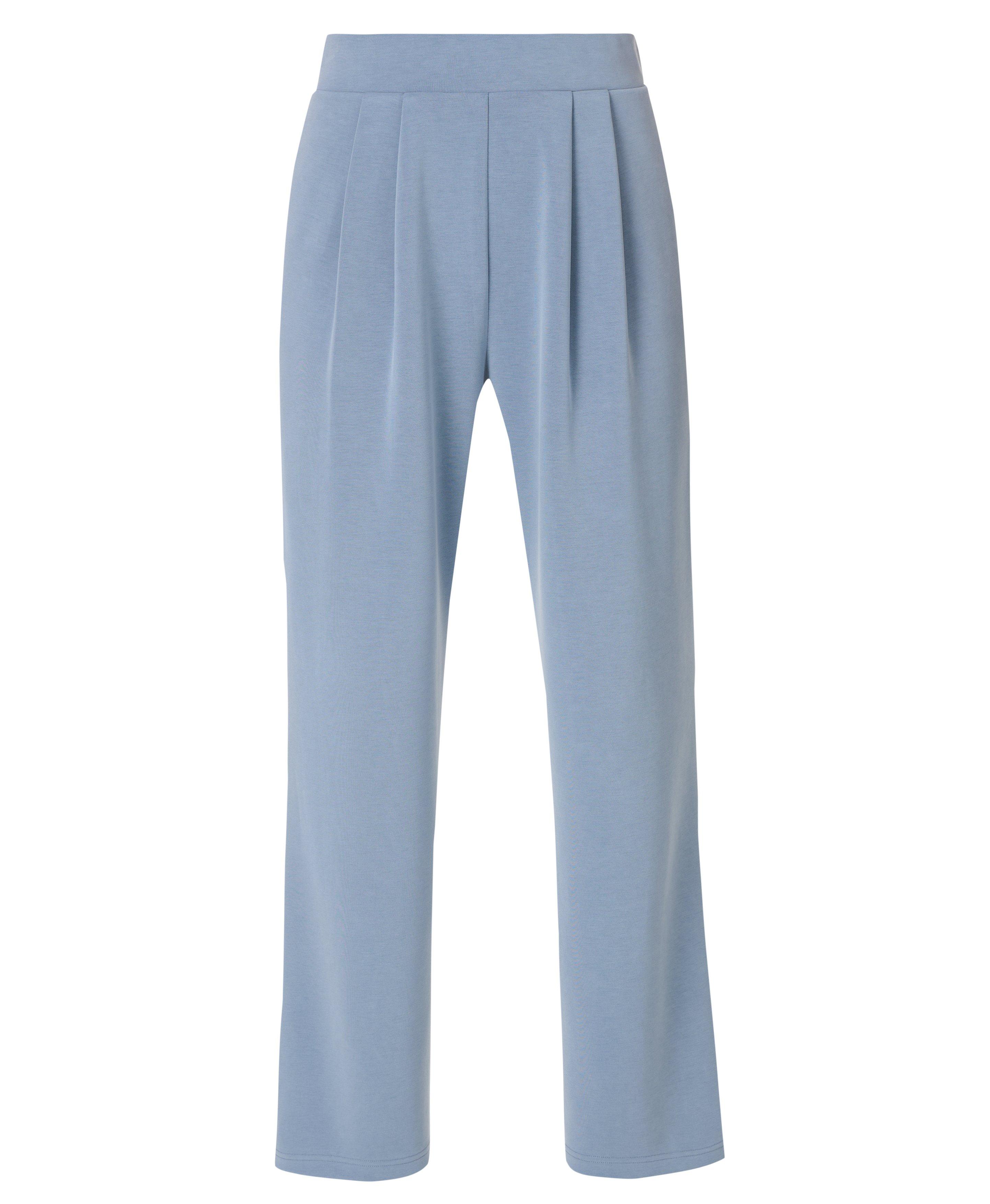 Sand Wash Wide Leg Pants - Luxe Blue