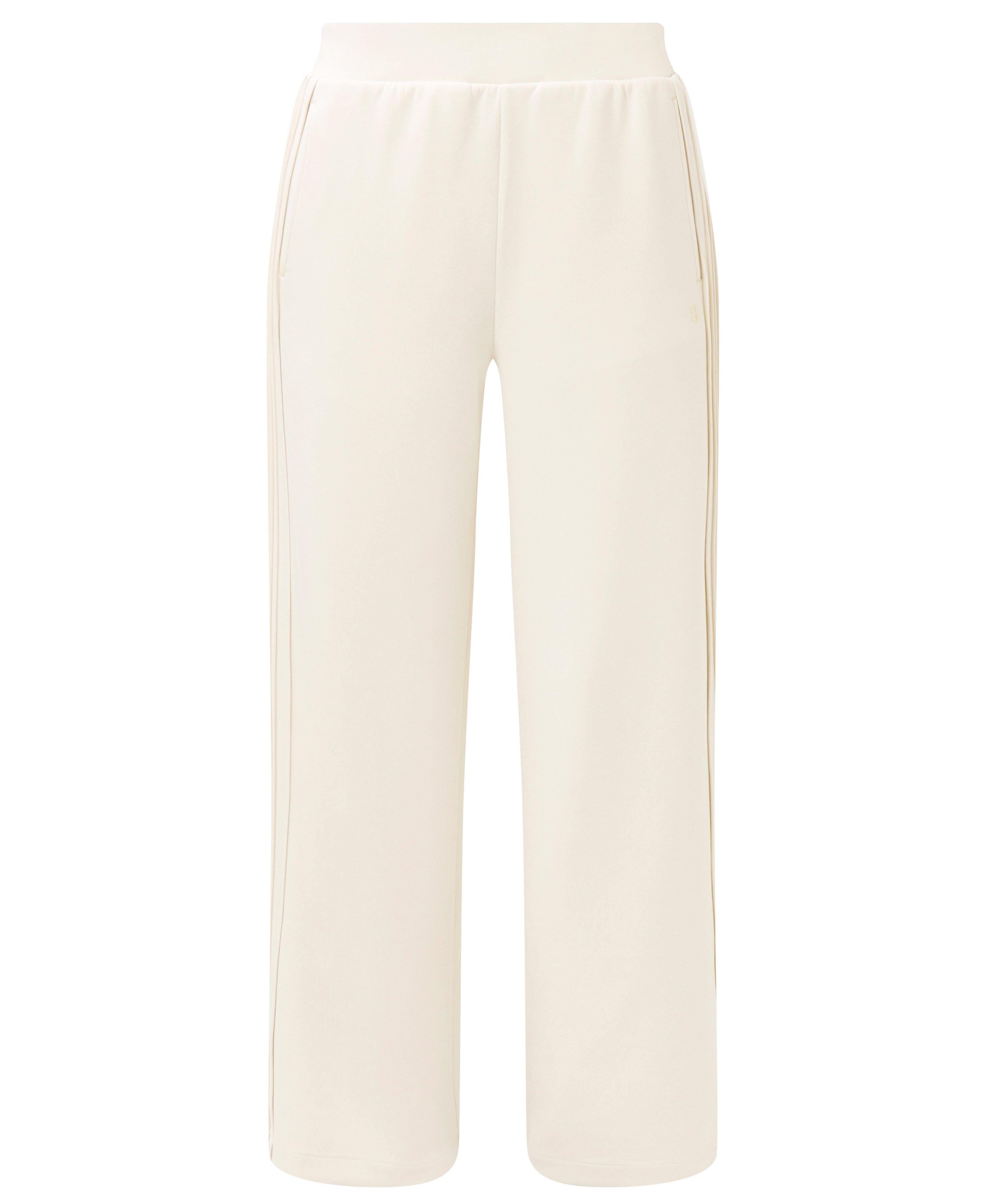 Sand Wash Wide Leg Pintuck Pant - Ecru Beige