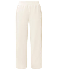 Sand Wash Wide Leg Pintuck Pant - Ecru Beige