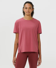 Ultimate Train Perforated Tee - Sienna Pink
