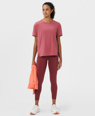 Ultimate Train Perforated Tee - Sienna Pink