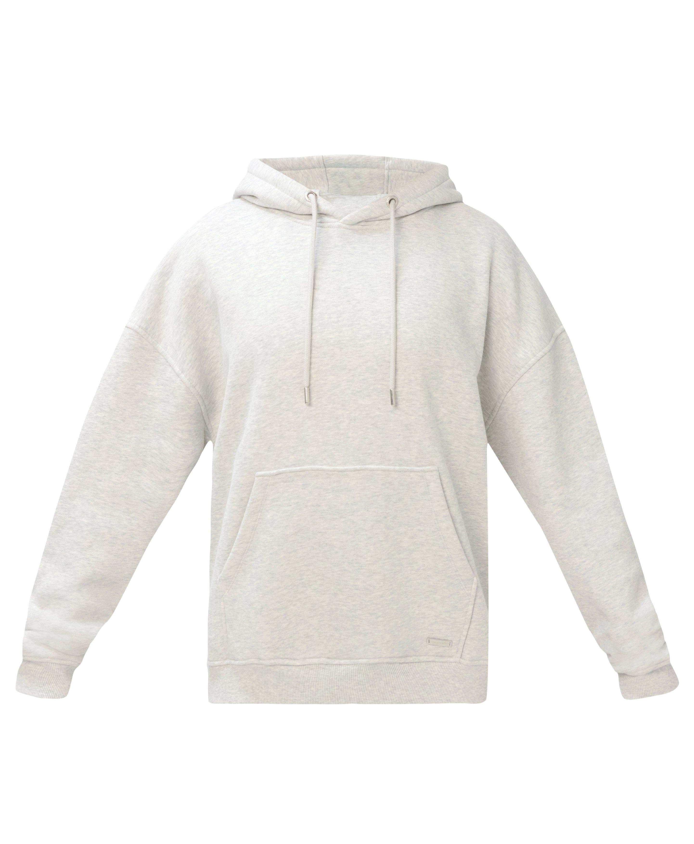 Premium Brushed Classic Hoodie - Ice Grey Marl