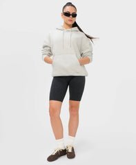 Premium Brushed Classic Hoodie - Ice Grey Marl