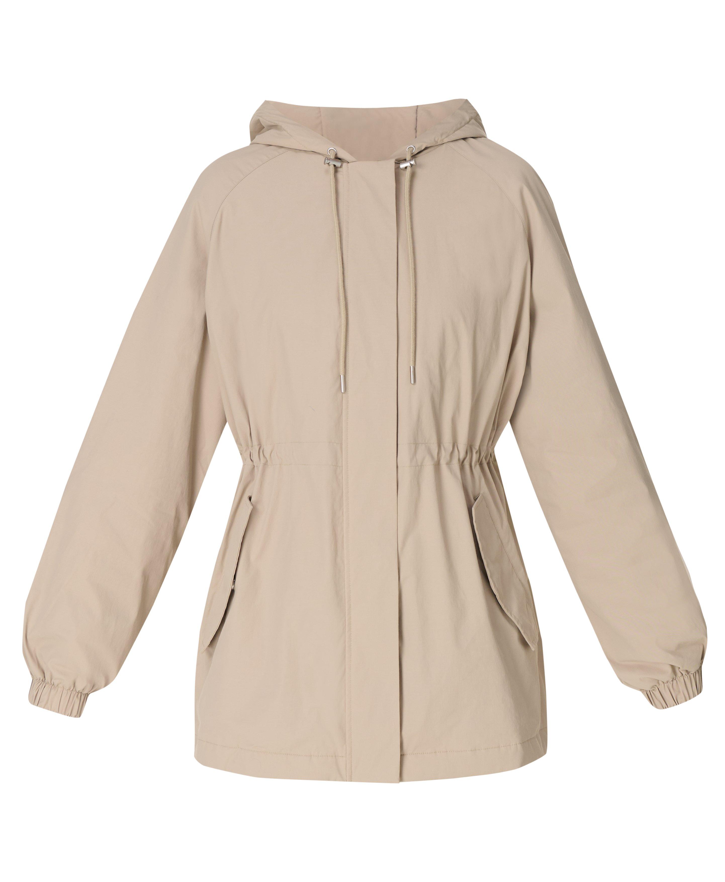 Swing Parka Coat - Dusk Beige