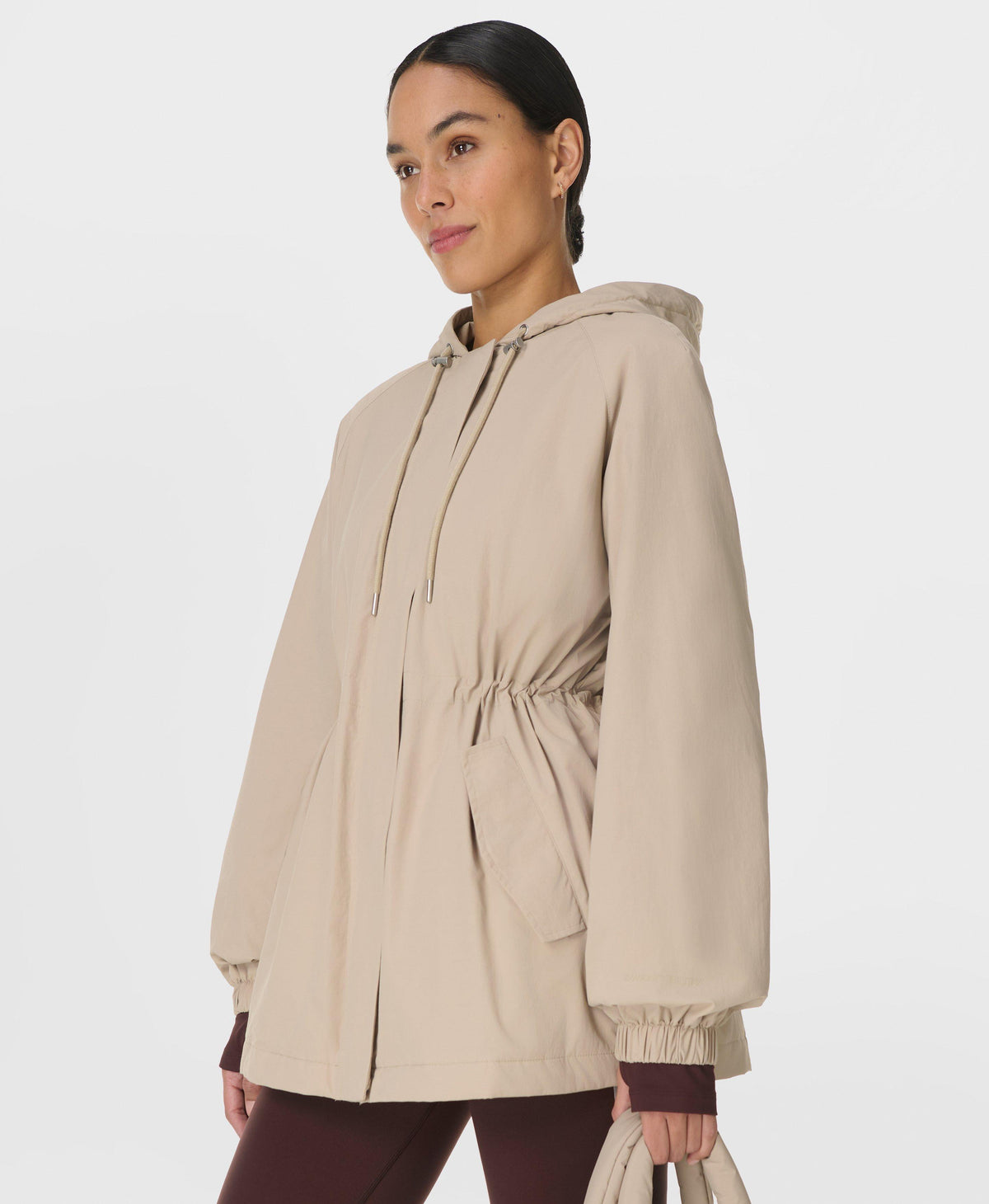 Swing Parka Coat - Dusk Beige
