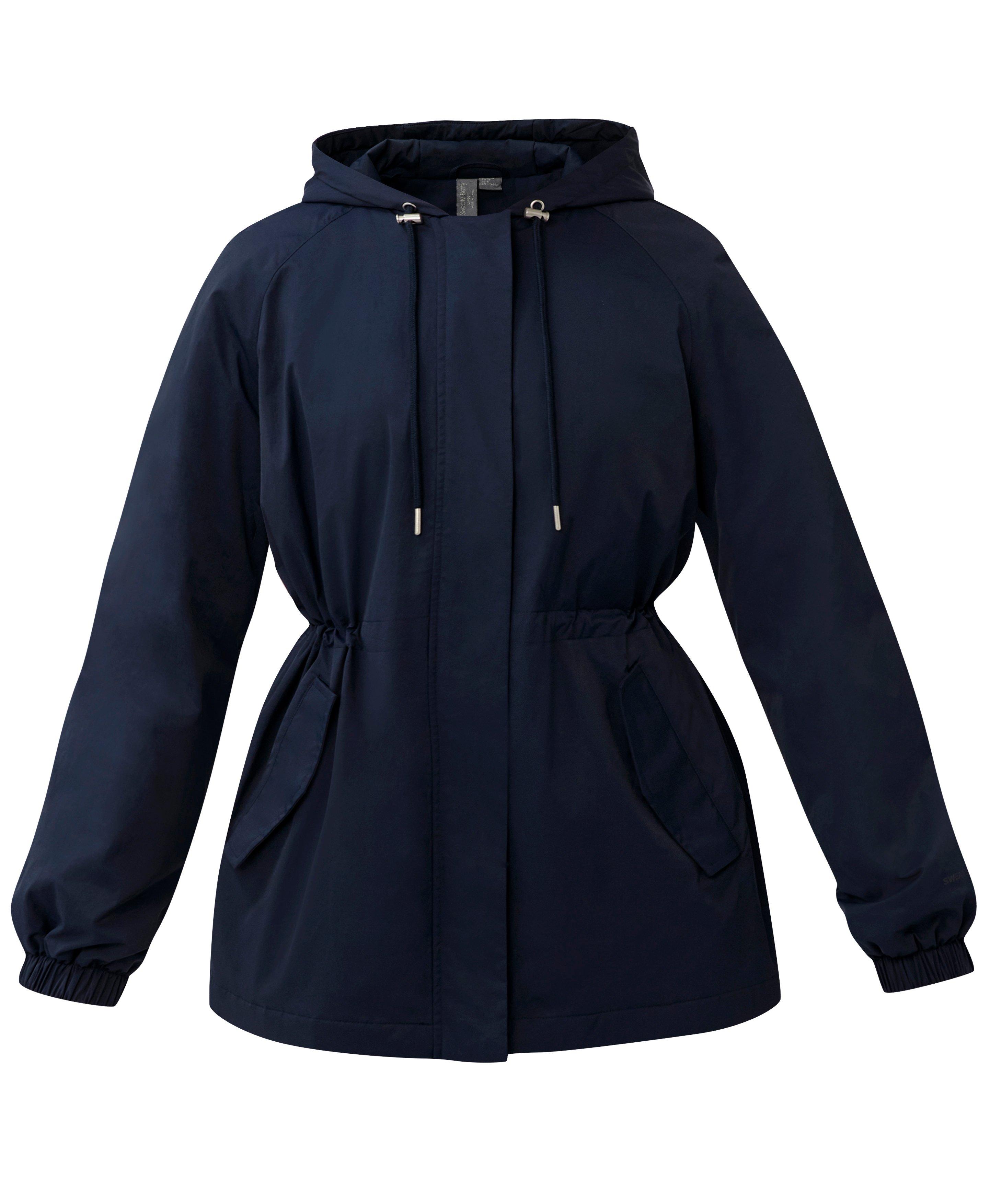 Swing Parka Coat - Navy Blue