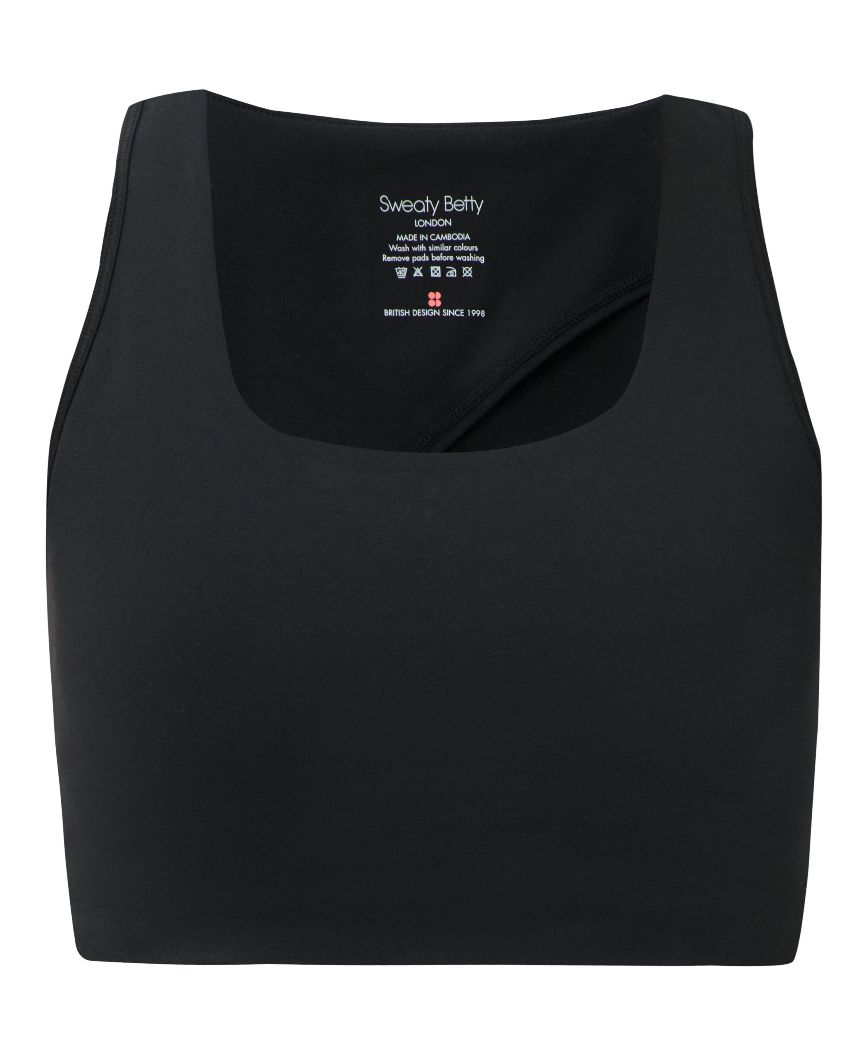All Day Wrap Longline Bra - Black