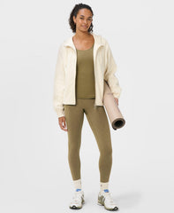 Ultimate Move Marl Leggings - Khaki Brown Marl - Full Length