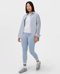 Ultimate Move Marl Leggings - Laguna Blue Marl - Full Length