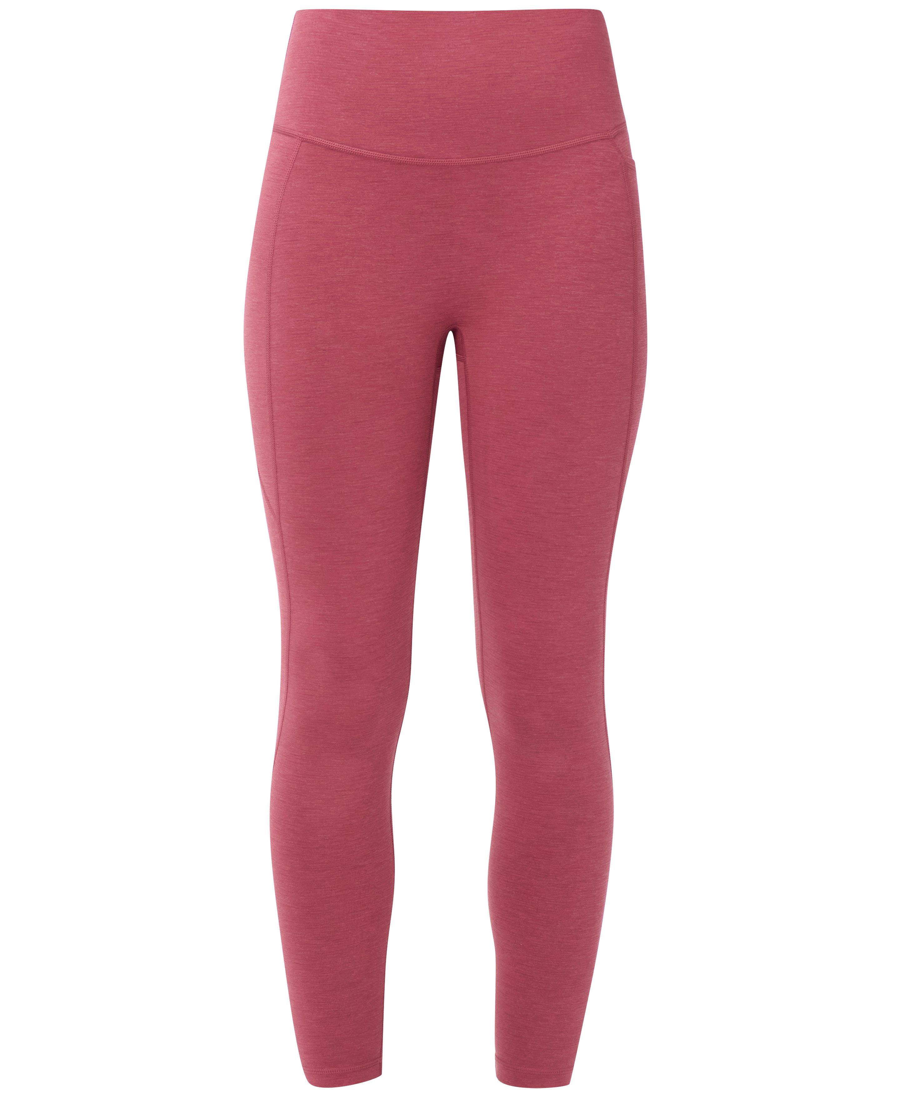 Ultimate Move Marl Leggings - Sienna Pink Marl - Full Length