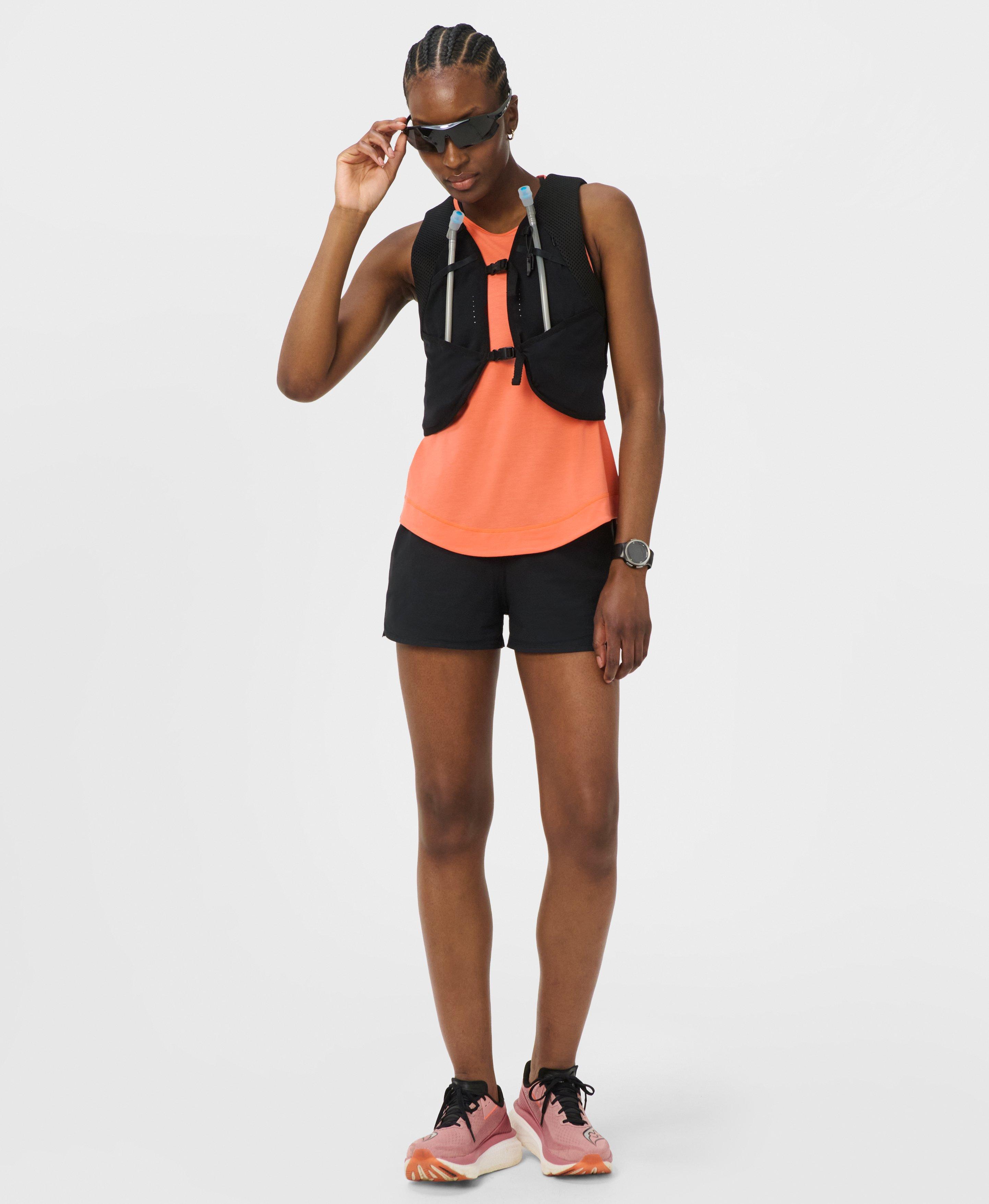 Running Shell Shorts - Black - 6" Inseam