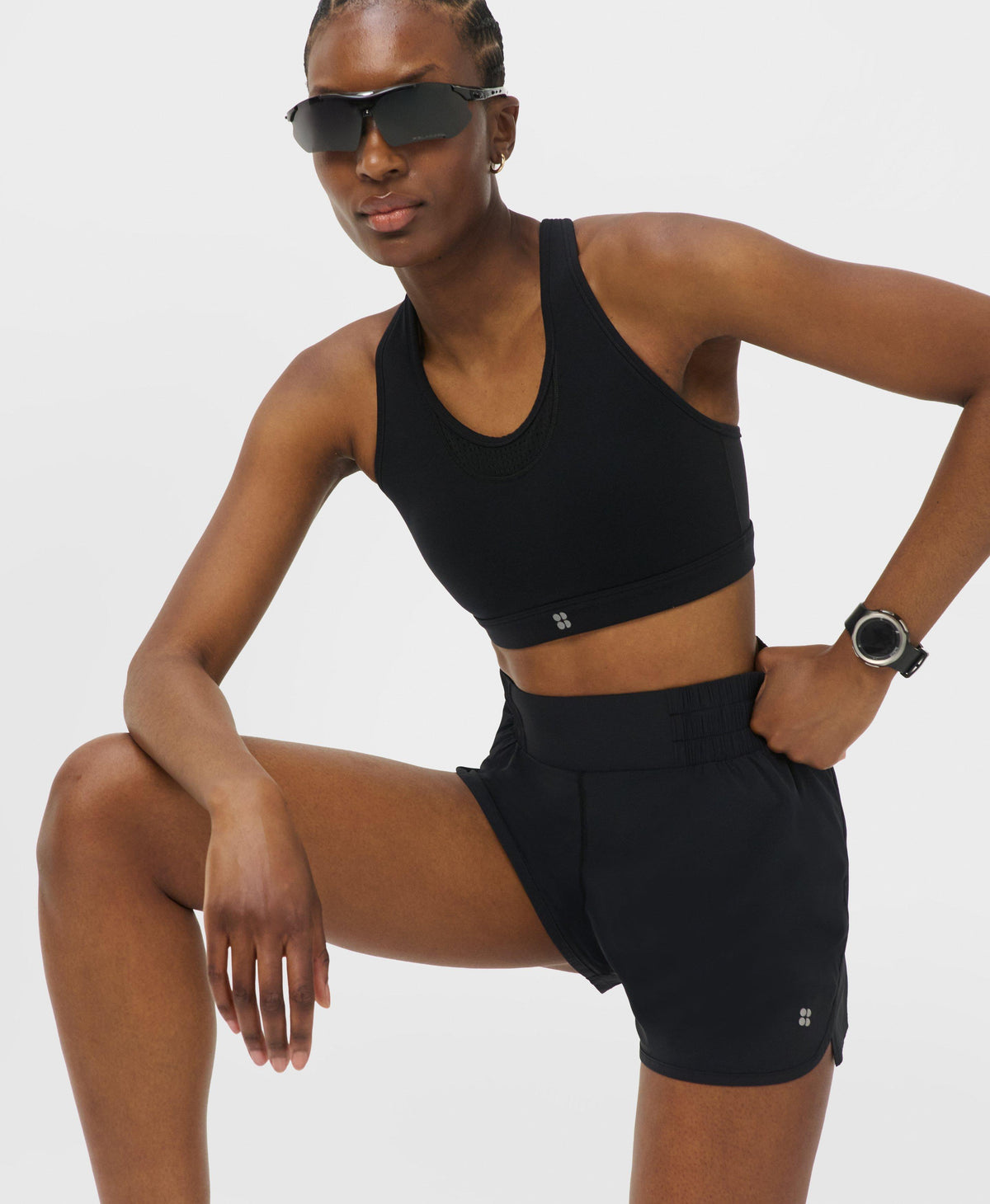 Running Shell Shorts - Black - 6" Inseam