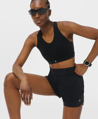 Running Shell Shorts - Black - 6" Inseam