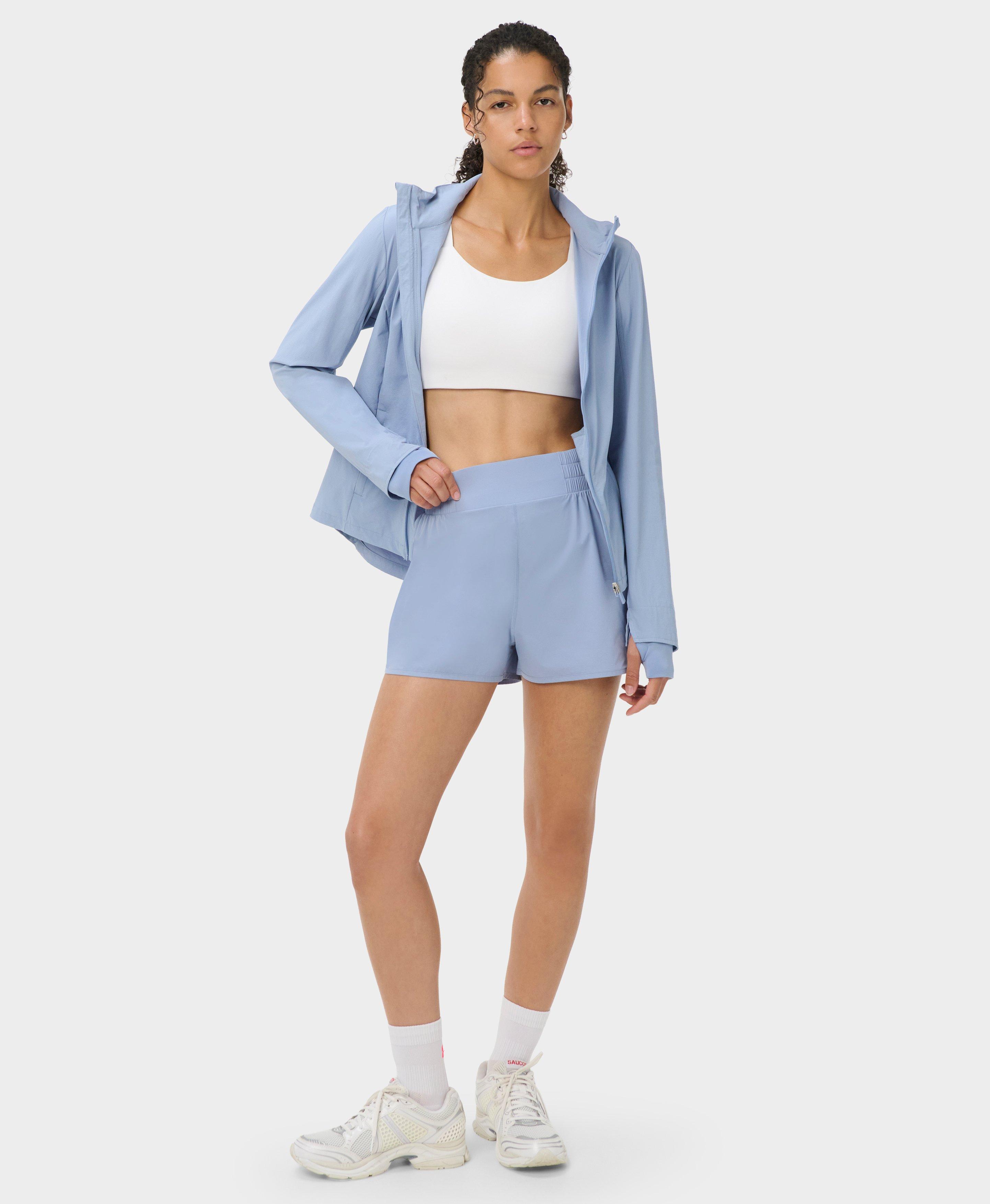 Running Shell Shorts - Laguna Blue - 6" Inseam